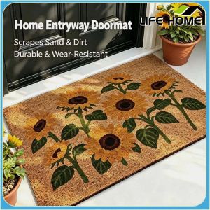 Household Entrance Door Mat Color Printing Outdoor Scraping Mud and Soil Anti Slip Foot Mat