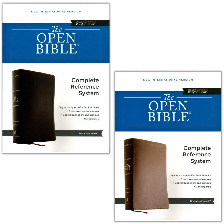 NIV - The Open Bible, Complete Reference System | Lazada PH