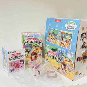 Re‑Ment Crayon Shin‑chan Futaba Kindergarten Mini Figure Playset 6 Styles Blind Box Anime Character Collectible Ornament Desktop Decoration Gift for Kids