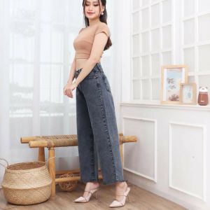 Kulot High Waist Rawis Jeans Big Size 27-42