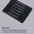 Radius K 6  pcs Painting Charcoal Bar Sketch Charcoal Pencil Soft Charcoal Pen Art Professional Sketch Base Charcoal Stick. 