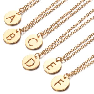 Necklace with name letters 18k gold pawnable necklace initial letter necklace for women Stainless Steel necklace for men Choker gifts ideas for women Name Necklace silver necklace for men gold pawnable jewerly saudi gold 24k couple necklace for friendship