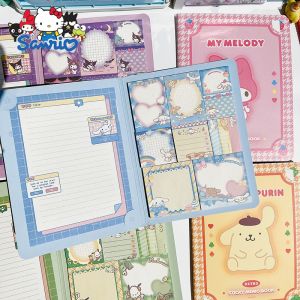 SANRIO Tập Giấy Ghi Chú Họa Tiết Kuromi Melody Dễ Thương Diy