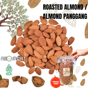 Roasted Almond 100gr- Kacang Almond Panggang 100 gram