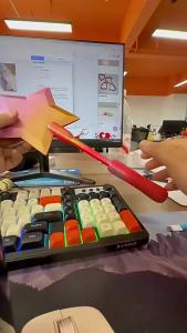 3D Printed Star Wand Credit Card Holder Pemegang Kad Kredit Tongkat Portable Magic Wand Stand Desktop Organization Daily Use