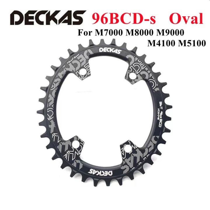 Deckas 96BCD Oval Chainring MTB Mountain bike bicycle 96BCD 32 34 36 38T Crown Plate Parts For M7000 M8000 M4100 M5100 crank Lazada PH