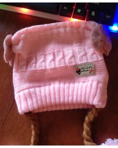 Topi kupluk kepang bayi perempuan gratis nama usia 1bulan- 2tahun lebih