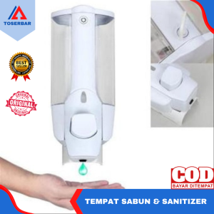 Tempat Sabun Cair Serbaguna / Tempat Sabun Cair 1 Tabung / Tempat Sanitizer Otomatis / Dispenser Sabun Single Bisa COD