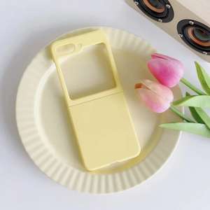 Ultra Thin Liquid PC Case For Samsung Galaxy Z Flip 6 / Flip5 5G Protective Cover Candy Color Fundas Capa on Sansung Z Flip6 Cases