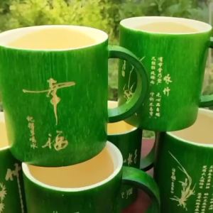 景区好卖工艺品竹杯子竹制品大号竹筒批发 茶杯水杯竹筒杯子家用