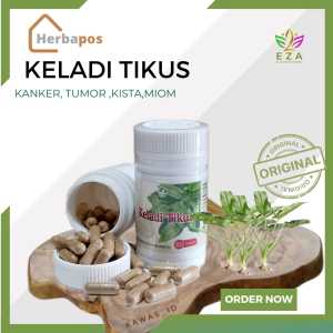 EZA Herba Natural Ekstrak Daun Keladi Tikus 60 kp | efektif menyembuhkan kista miom |keladi tikus eza