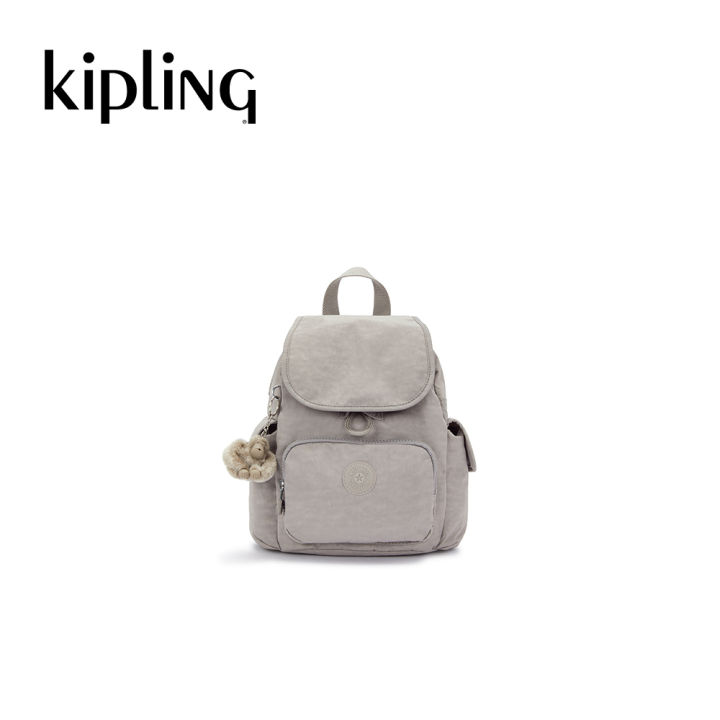 Kipling CITY PACK MINI Grey Gris Backpack FW22 L1 Lazada