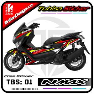 Stiker Nmax Lama - Stiker Sticker Striping Variasi List Motor Nmax Lama/Old. TBS.01