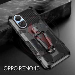Case Untuk Oppo Reno 10 New Casing Hp Kickstand Armor Belt Clip Terbaru