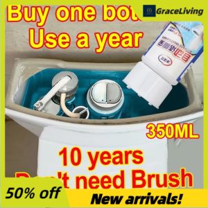 Automatic Toilet Bowl Cleaner 350ml Auto Releasing Dirt Removal 10 years Dont need Brush Toilet