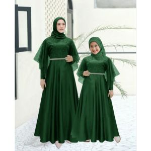 Gamis Couple Ibu Dan Anak Terbaru Dress Maxi Tiara Bisa Couple