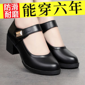 Free Shipping Brand-Name Discounted Women’s Shoes Summer Collection: Breathable Non-Slip Soft-Soled Slip-On Loafers Chunky-Heeled Leather Shoes Women’s Wedding Shoes Summer Collection Women’s Shoes Summer Collection.