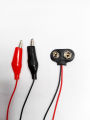 9V BATTERY SNAP CONNECTOR to ALLIGATOR CLIP 25mm, BEST FOR LED STRIP LIGHT or DIY PROJECTS. 