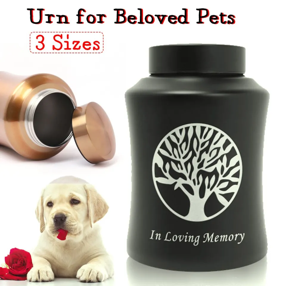 Pet Urn 800/500/250Ml Stainless Steel Pet Cremation Memorial Urn