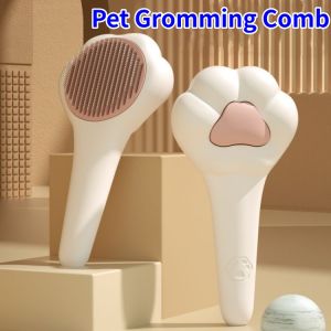 Pet Hair Grooming Comb Massager Fur Brush Comb For Cat & Dog Stainless Pin