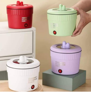 Nồi Lẩu Điện Đa Năng Mini Cô Đơn Hot Trend Trung Quốc Dung Tích 0.8L Công Suất 500W Phủ Chống Dính Nấu Ăn Nhanh Chóng Tiện Lợi Thiết Kế An Toàn Chất Liệu Cao Cấp