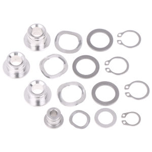 【จัดส่งภายใน 2-3 วัน】 จานเบรกมอเตอร์ไซค์1ชุด จานเบรคสแตนเลสสตีลแบบสดถอดและประกอบได้ฟรี