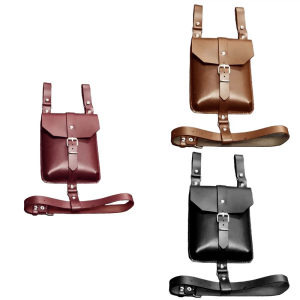 Vintage Medieval Leather Thigh Bag With Adjustable Leg Belt Medieval Leather Belt Bag Hip Bag Medieval Costume Accessory