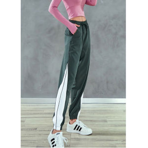 WATERMELON Women Harem Yoga Pants Adjustable String Loose Fit Quick-Drying Trousers Running Sports Yoga Outfit Size S M L XL Seluar Sukan Panjang Perempuan AR CK082