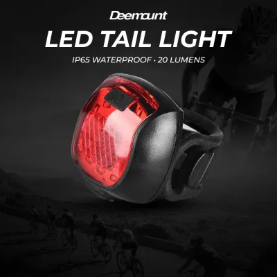 Lampu Sein Belakang Sepeda Klakson Tail Light Turn Signal 3 Modes - JY-608 - Orange
