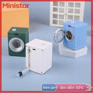 Ministar Dollhouse thu nhỏ máy giặt trống máy giặt giặt mô hình Dollhouse đồ chơi trang trí