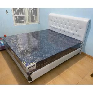 1 Set Matras Uniland Deluxe 20cm + Divan Full Kancing