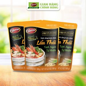 Combo 3 Gói Nước Dùng Lẩu Thái Barona 180g/gói