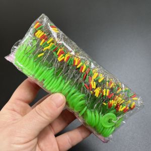 DSIUY 600pcs S/M/L 600pcs 100 Groups Fishing Floating Bobber Stopper Carp Fishing Accessories Float Rubber Fishing Space Fish Float Oval Float