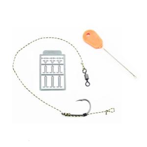 Fishing Accessories Pre-Tied Baits Rigs with Hook Boilie Stop Braided Line 2#/4#/6#/8# Fishing Hair Rigs