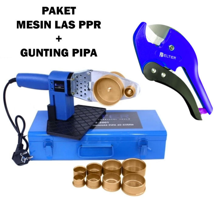 Mesin Las Ppr Mm Mm Belter Pemanas Pipa Ppr Pipe Heater Trafo Las Pipa Pvc Gunting