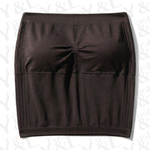 Y&L FASHION #613 Long Spandex Seamless Detachable Washable Bra Pads Chest Wrap