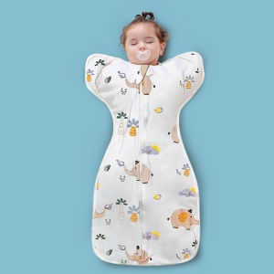 [Einmilk] Sleepsack Bayi Bayi Kantong Tidur Bayi Bedong Bayi sleeping bag Kantung Tidur Bedong Kantong Tidur Bedong Bayi Motif Transisi 100% Katun Yang Bisa Dilipat Ritsleting Dua Arah Bayi Karung Tidur Double Fleece QSB24