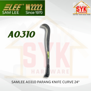 SYK Samlee A0309 A0310 Parang Knife Curve Camping Knife Heavy Duty Parang Hutan Tahan Lasak Kebun Tajam Potong Rumput