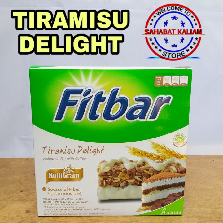 FITBAR TIRAMISU 22gr 1 BOX ISI 5 PCS