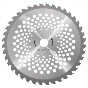 255mm 40T Brush Cutter Blade Lawn Mower Cutter Replacement Circular Saw Blade for Cutting Grass Tree Trimmer Blade Circular-Saw-Blade