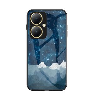 Starry Sky Glass Casing For Vivo Y 27 78 78+ 35 4G 5G 2023 Y27 Y78 Y78+ Y35 Anti Fall Full Protection Back Cover Shockproof Hard Phone Case