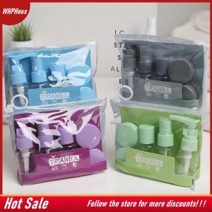 【COD】🔥🔥🔥 6 PCS Travel Bottles Set Leak Proof Press Type Refillable Containers For Cosmetics Lotion Cream Liquid Toiletries Storage