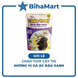 [GÓI LẺ] - CÂY THỊ - Cháo tươi Cây Thị hương vị Gà ác đậu xanh Cháo tươi gà ác đậu xanh Cây Thị Cháo Cây Thị (240g/gói)