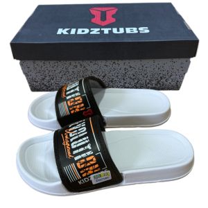 Sandal Anak Laki Laki Karet Slipper Slide Selop Slipon Jepit Karakter Warna Hitam Usia 6-10 Tahun-KIDZTUBS1757100224