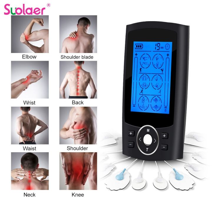 Tens Unit 24 mode electric EMS muscle stimulation relaxation body ...
