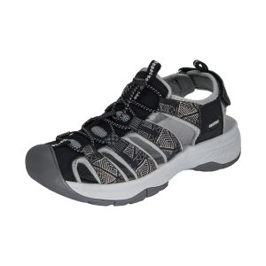 GRITION Womens Sandals Close Toe Sport Mesh Hiking Outdoor Athletic Casual Walking Sandals Water Shoes Non-slip Sandals with Arch Support Rubber Comfort Summer  Footwear