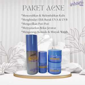 Insani Skincare Paket Acne Bpom Cream Wajah Berminyak Rentan Jerawat Skincare Viral Tiktok Krim Glowing