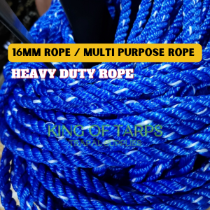 16MM x SOLD PER METER - FACTORY PRICE TWISTED NYLON ROPE Please see the description below for more details on this versatile and reliable twisted nylon rope.