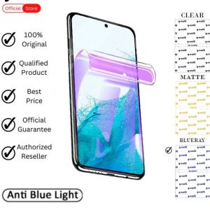 FAHydrogel Blue Light Tecno Phantom V Flip 5G Screen Protector Guard Shock Anti Gores Jelly Hydrogel Anti Radiasi Full Screen