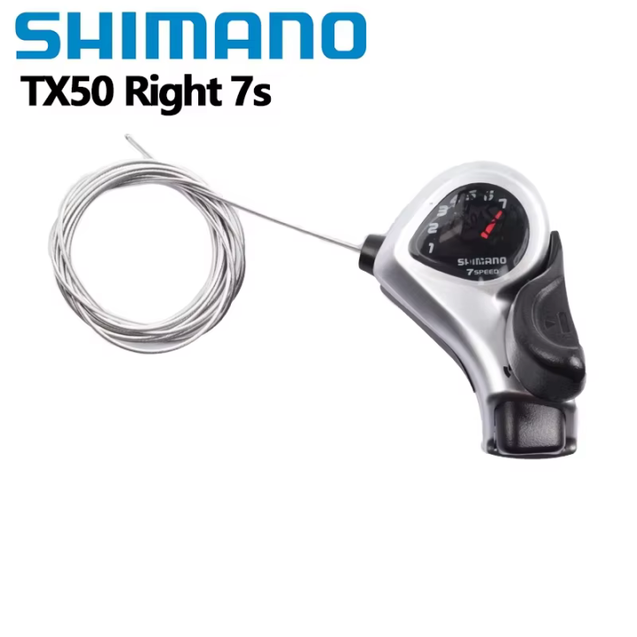 Shimano Tourney TX50 Thumb Shifter Gear Lever 3x6 3x7 Speed MTB For  Mountain Bike SL TX50 3s 6s 7s 18s 21 Speed Thumb Shifter Plus Bicycle  Parts